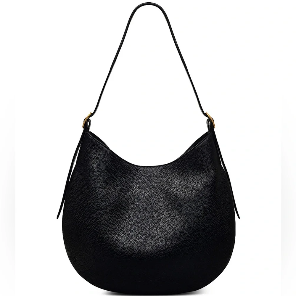 🔥NWT🔥 FANTASTIC‼️ Radley London Kensington Place Twin Gusset Leather Bag🖤BLACK🖤 - Picture 4 of 11